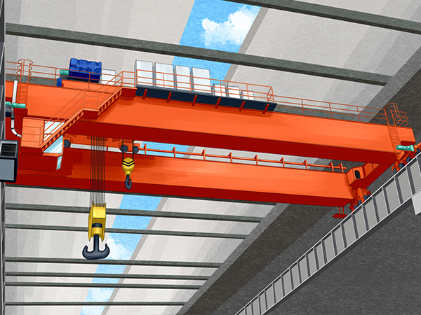 山东泰安欧式双梁行车行吊厂家 改良造型